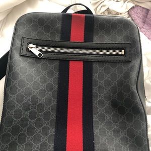 Gucci GG Supreme Web Backpack